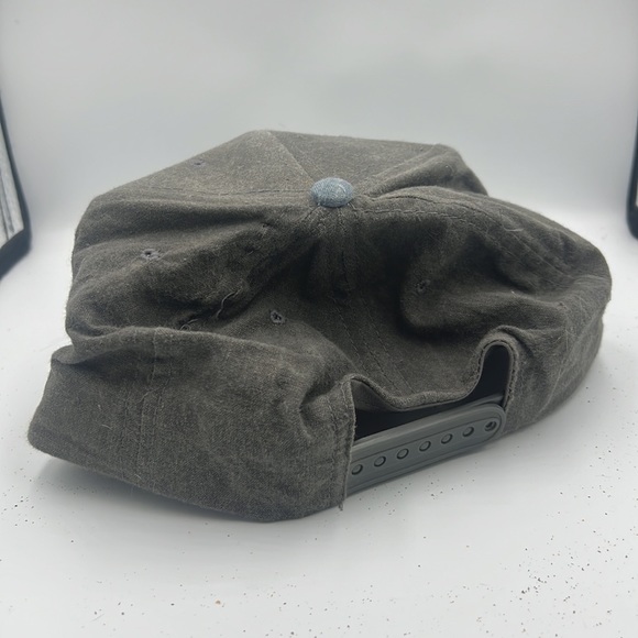 Vintage 90’s SnapBack cap, safety & shortage control logo, gray and yellow rare - Picture 3 of 5